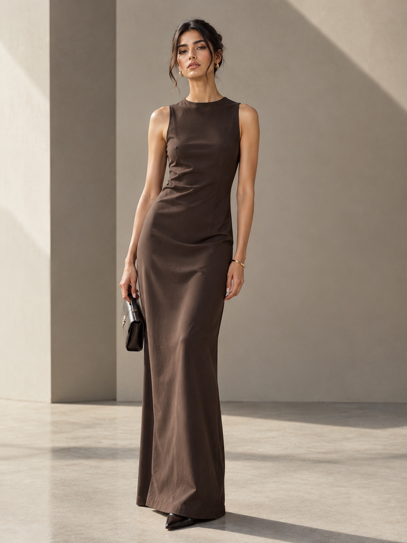 Minimal Column Dress
